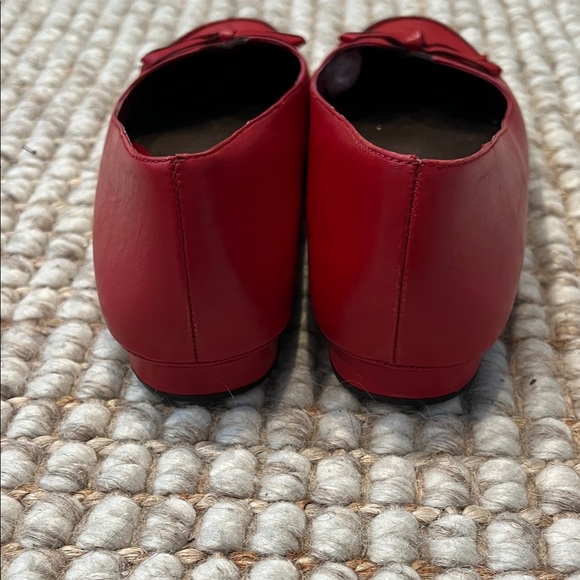 AEROSOLES Red Women's Flats with Bow - Picture 5 of 6